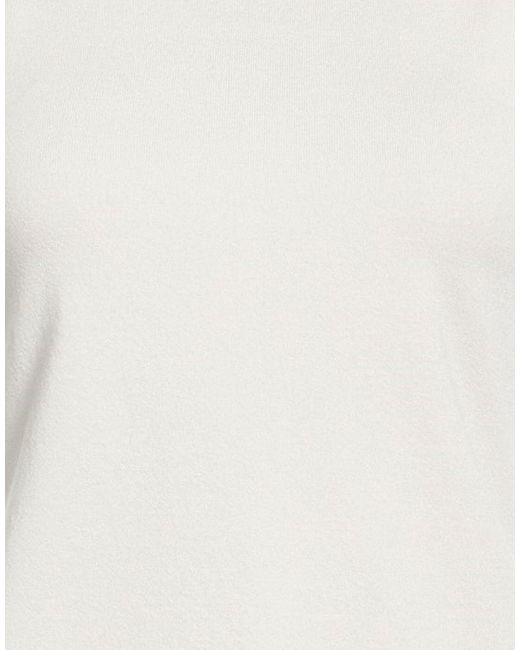 Twinset White Light Top Viscose, Polyester