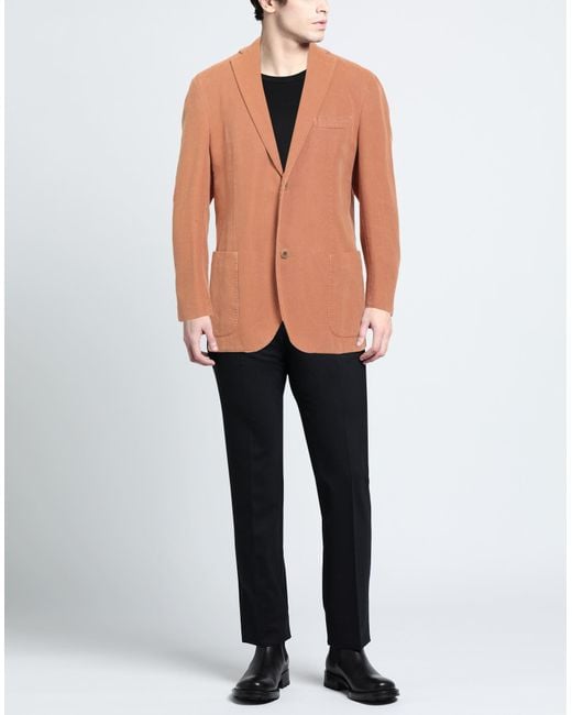 Montedoro Brown Blazer for men
