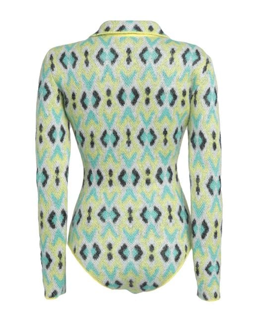Emilio Pucci Green Bodysuit