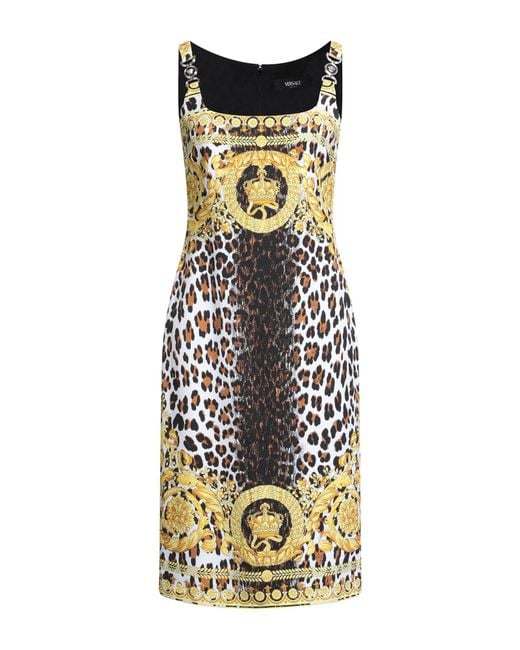 Versace Metallic Midi Dress