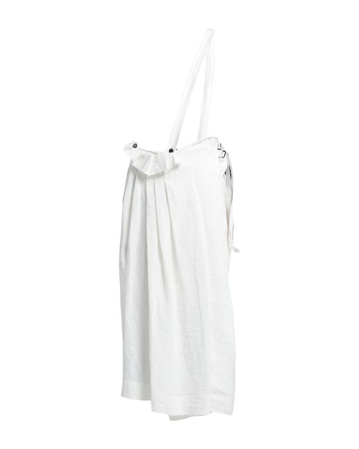 Isabel Benenato White Midi Skirt