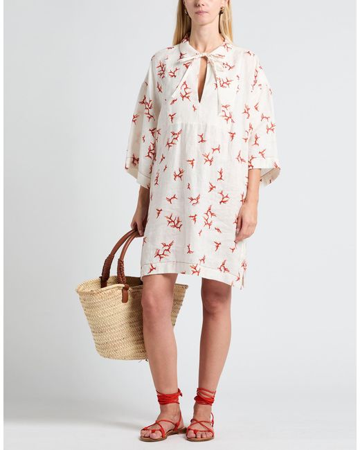 chinese dress ladies Fendi Linen Dress with Vinyl Sleeves & Split Skirt  Style & Salvage