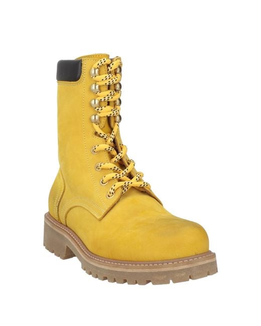 Ennequadro Yellow Ankle Boots