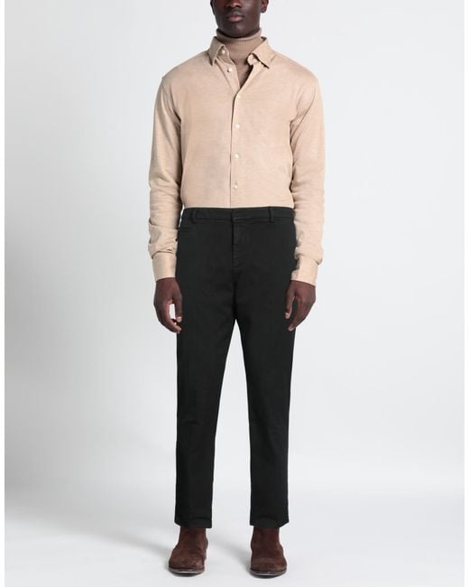 Dondup Black Trouser for men