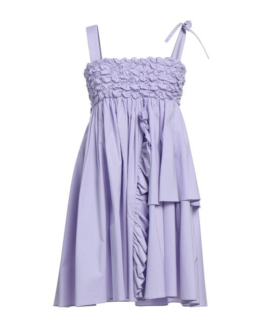 Vivetta Purple Mini Dress