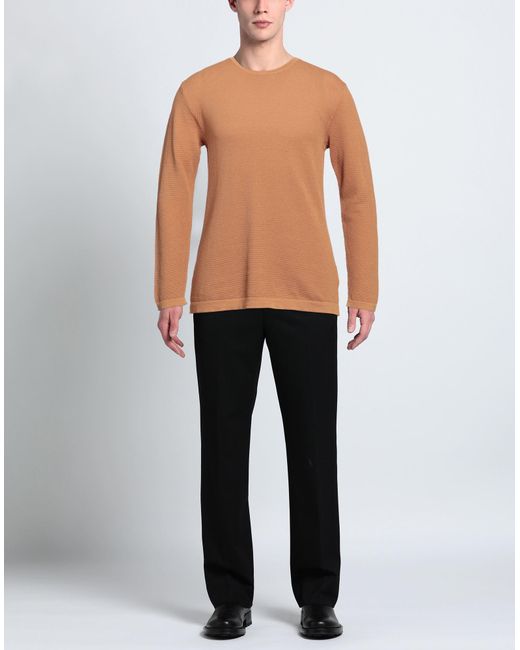 Daniele Fiesoli Brown Sweater for men