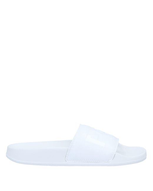 Reebok White Sandals for men