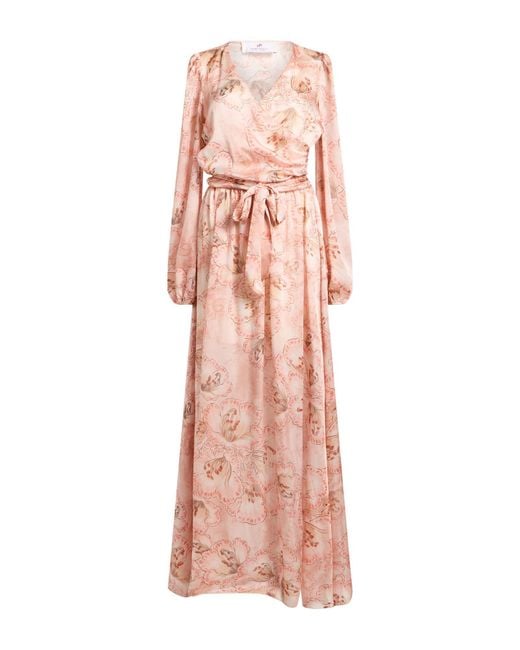 Compagnia Italiana Pink Maxi Dress Polyester