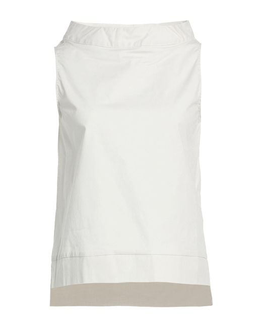 Alpha Studio White Tops