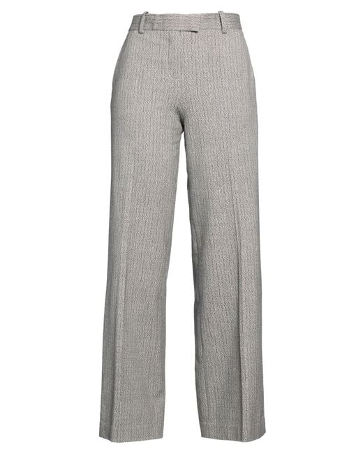 Circolo 1901 Gray Light Pants Cotton, Elastane