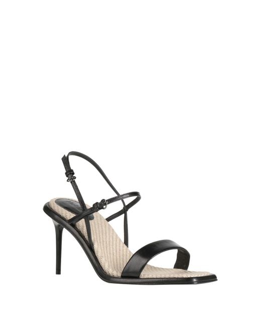 Max Mara Metallic Sandals