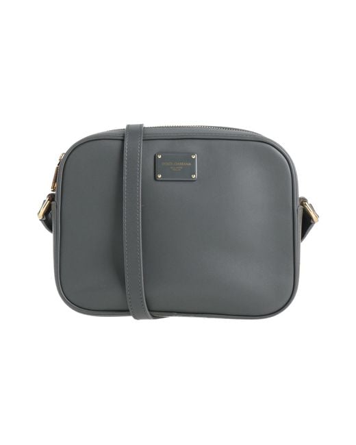 Dolce & Gabbana Gray Cross-Body Bags
