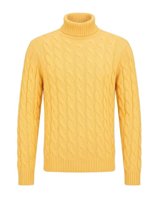 Façonnable Yellow Turtleneck for men