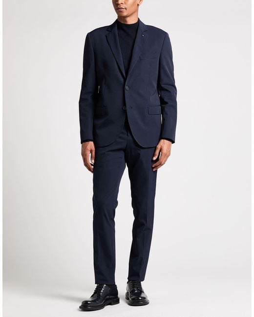 Herno Blue Midnight Suit Polyester, Elastane for men