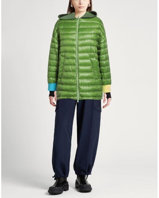 Herno Green Globe Puffer Polyamide, Cotton