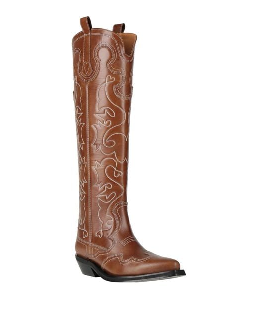 Ganni Brown Boot