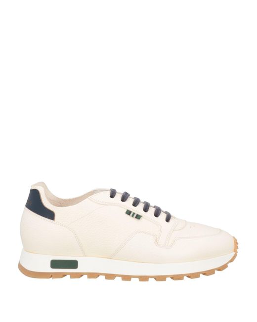 Green George White Sneakers for men