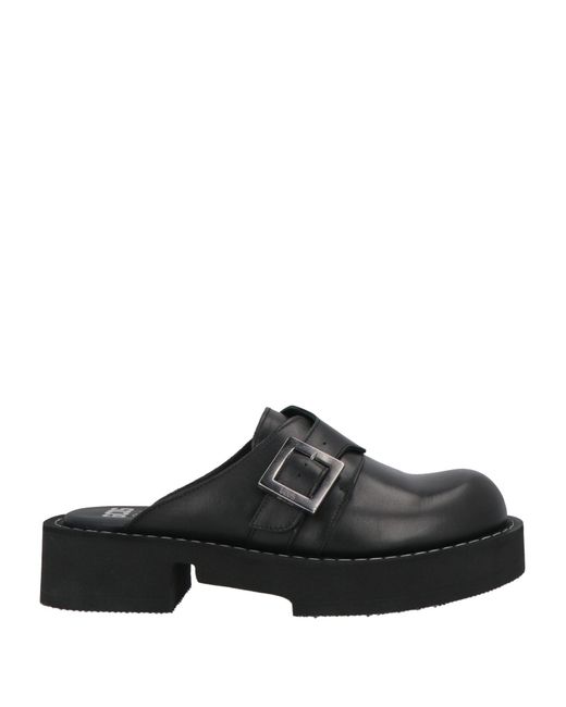 GCDS x CLARKS Black Mules & Clogs Leather for men