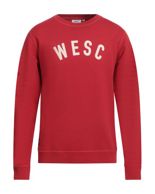 Wesc Red Sweatshirt for men