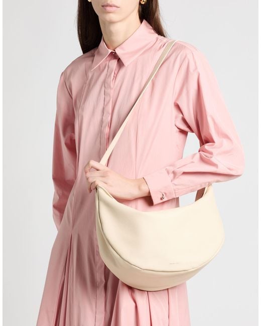 Mansur Gavriel Natural Ivory Cross-Body Bag Leather