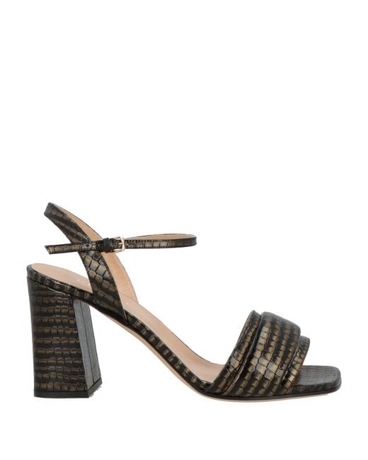 Sergio Rossi Metallic Sandals