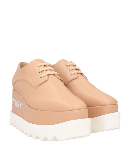 Stella McCartney Natural Lace-Up Shoes