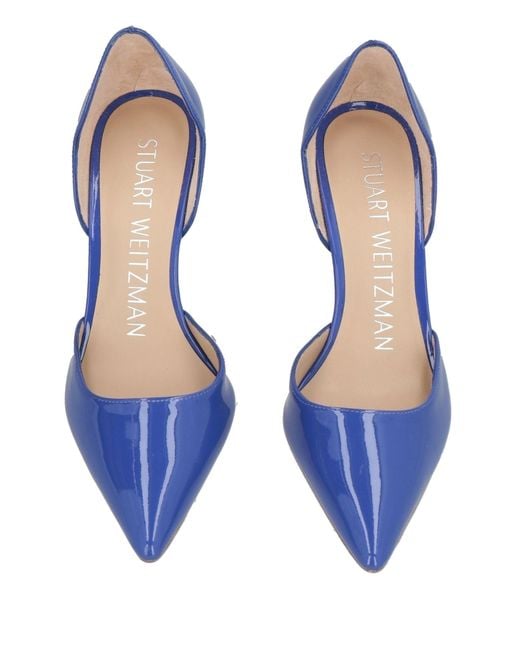 Stuart Weitzman Blue Pumps Leather