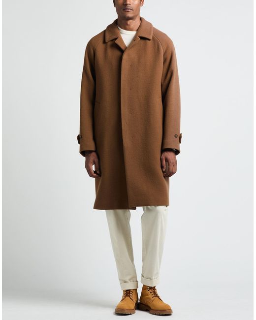 Hevò Mantel in Brown für Herren