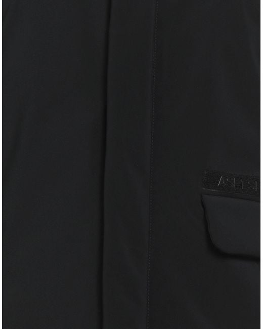 Aspesi Black Vest Polyester, Polyurethane for men