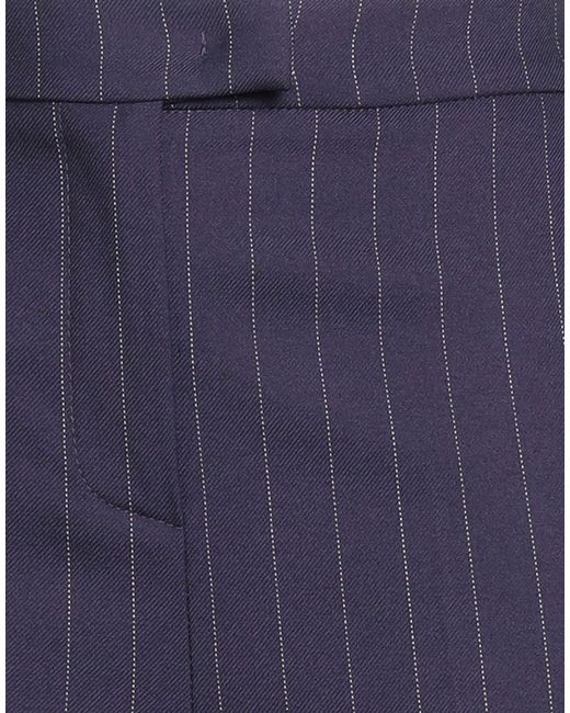 FACE TO FACE STYLE Blue Pants Polyester, Viscose, Elastane