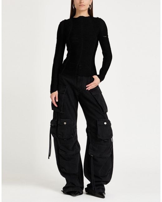 The Attico Black Sweater Viscose, Polyamide