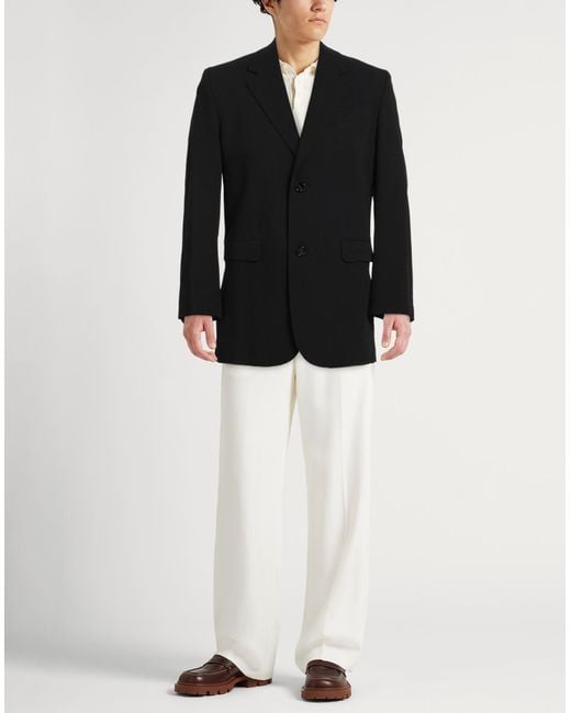 AMI Black Blazer Virgin Wool for men