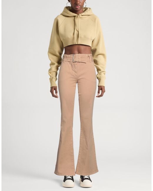 Moschino Natural Pants Cotton, Elastane