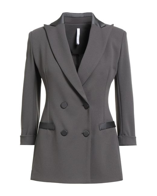 Imperial Gray Lead Blazer Polyester, Elastane