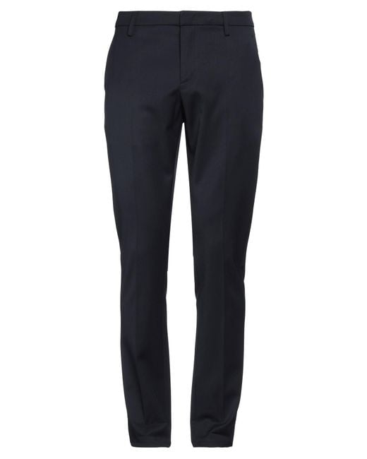 Dondup Blue Pants Virgin Wool, Elastane for men
