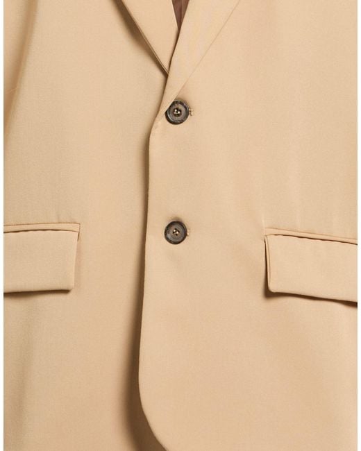 Imperial Natural Camel Blazer Polyester, Viscose, Elastane for men