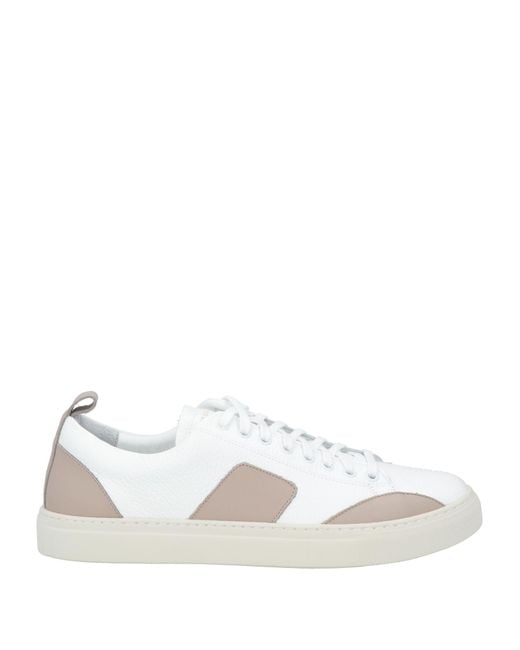 Boglioli Men's White Sneakers Leather