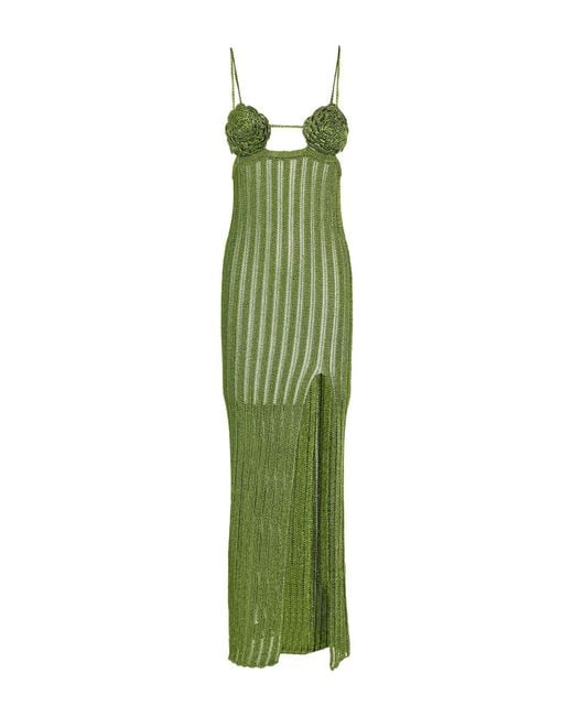 Casablanca Green Maxi Dress