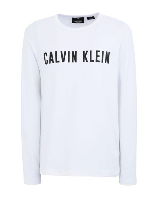 Calvin Klein Cotton Tshirt in White for Men Lyst