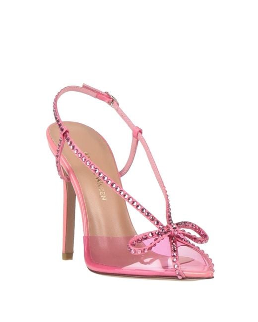Andrea Wazen Pink Sandals