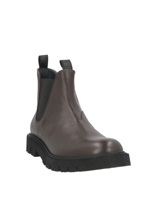 Seboy's Brown Ankle Boots for men