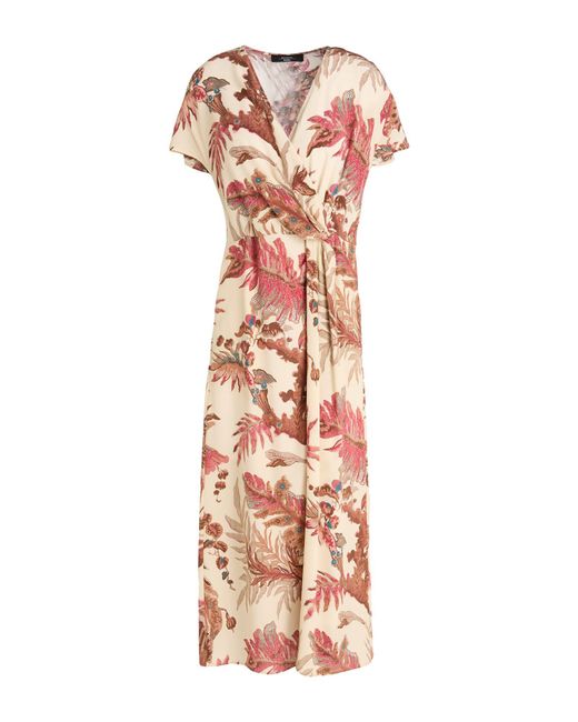 Weekend by Maxmara Pink Midi Dress Silk