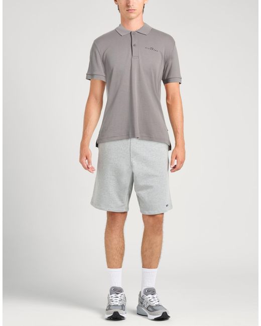 John Richmond Gray Polo Shirt Cotton for men