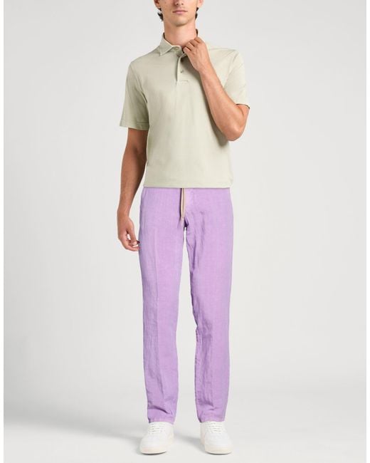 Berwich Purple Pants for men