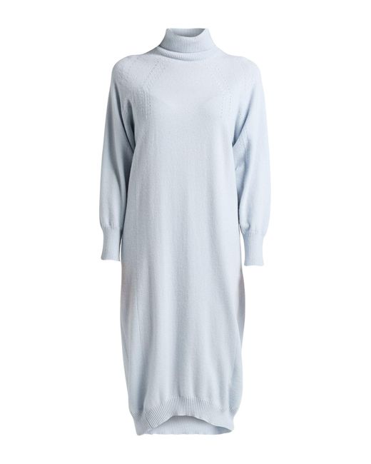 Fedeli Blue Midi-Kleid