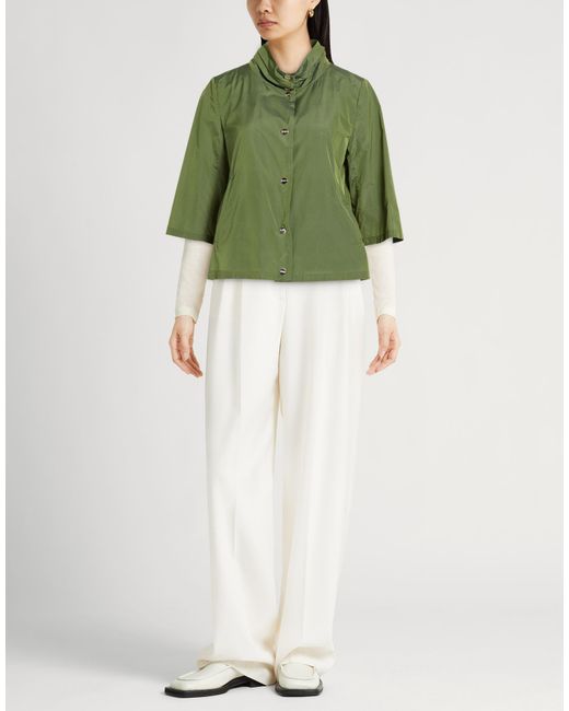 Herno Green Overcoats & Trench Coats