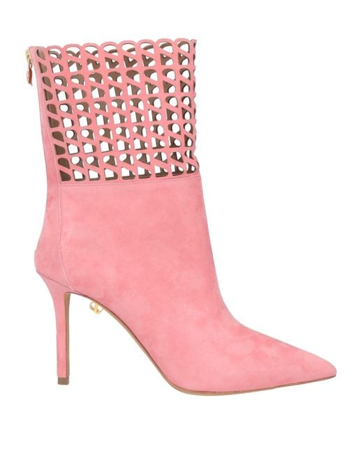 Skorpios Pink Ankle Boots