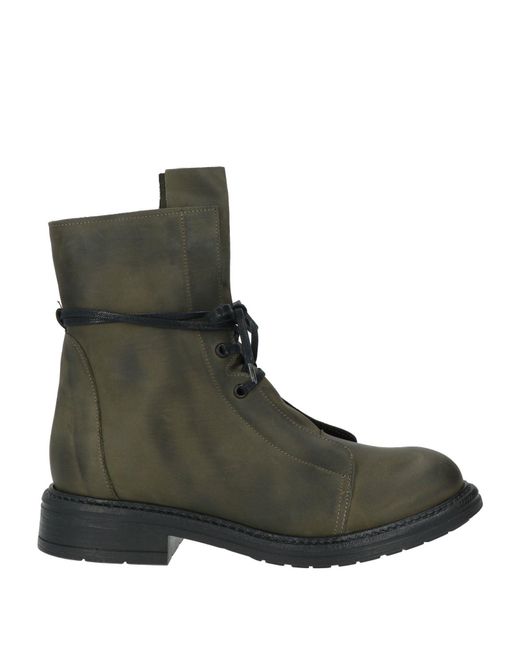 Divine Follie Green Ankle Boots