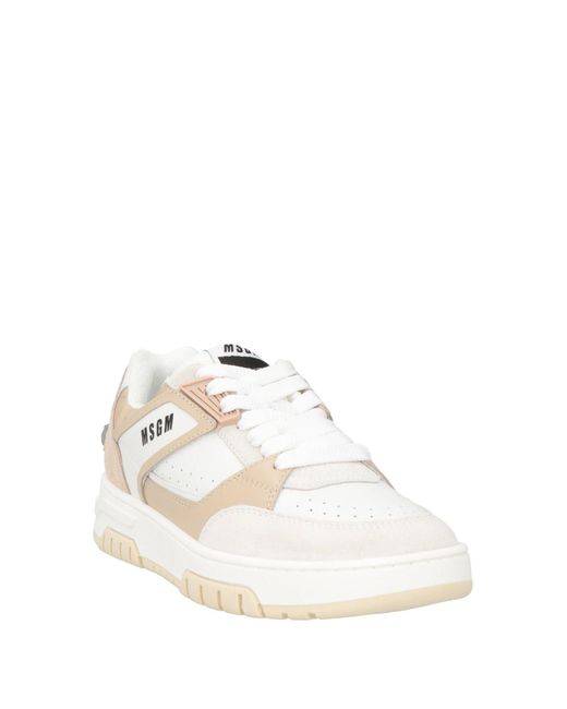 MSGM White Trainers