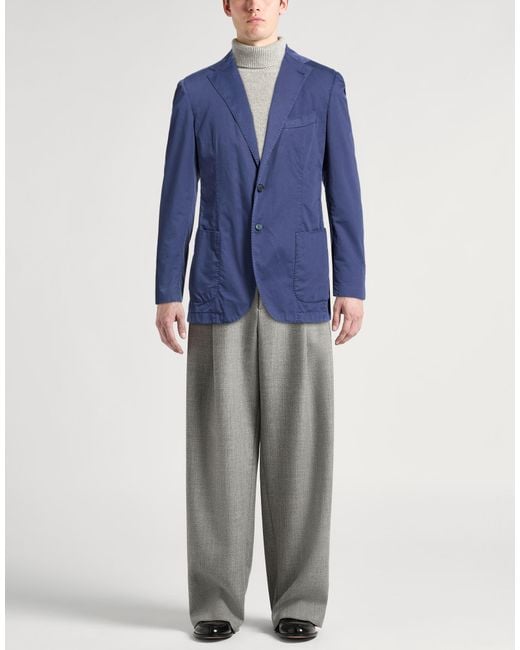 Santaniello Blue Blazers for men